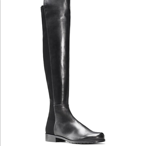 Stuart Weitzman Shoes - Stuart Weitzman black over the knee boots leather 8.5